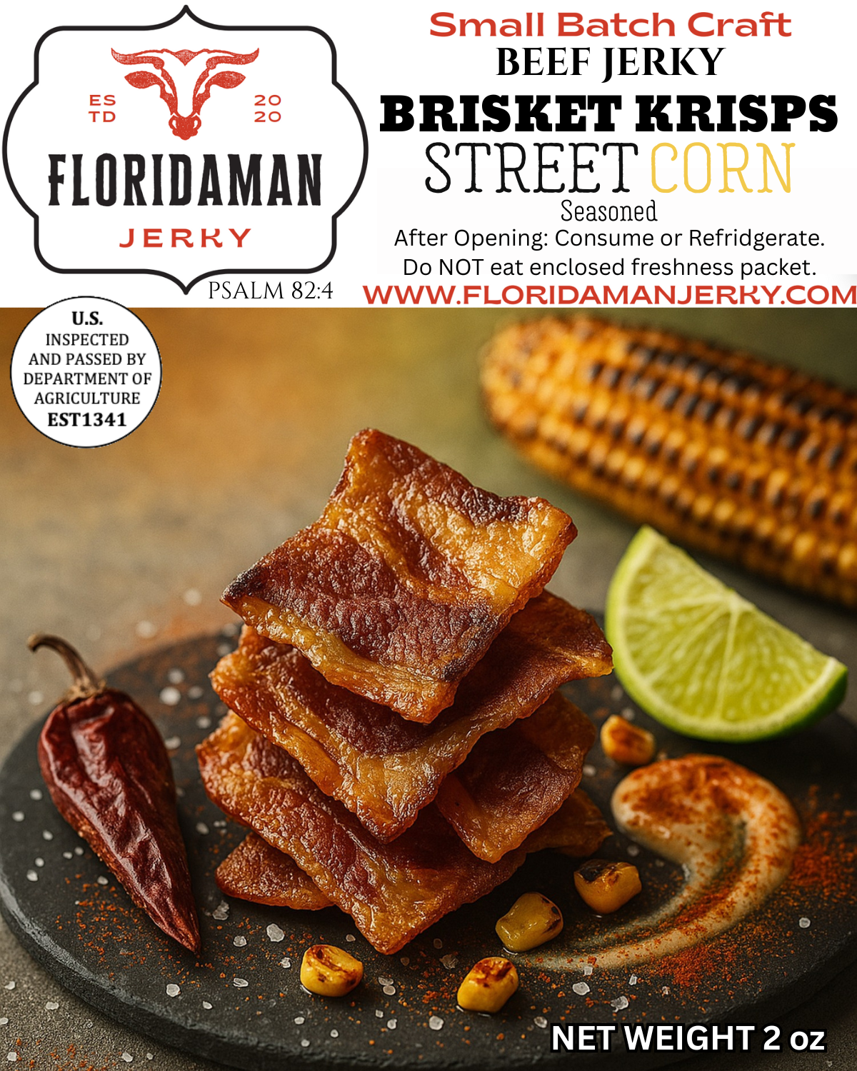 Street Corn Brisket Krisps